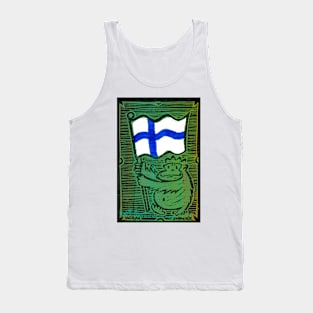 Finnish Flag Ape Tank Top